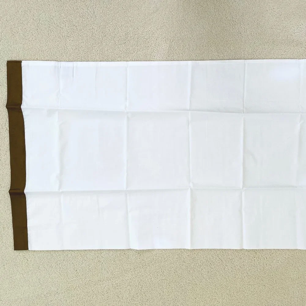 RH Restoration Hardware ITALY 2x Bold Border King Pillowcases 20x40